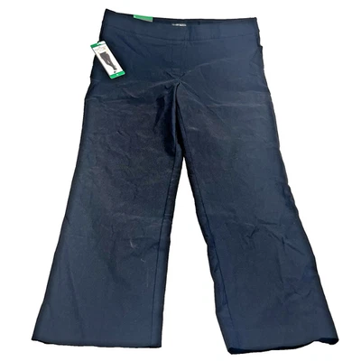 Pantalones de vestir Hilary Radley negros XL elásticos cómodos carrera Foto 1 de 4