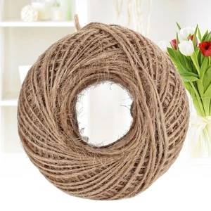 100 M DIY Lighting Decorative Hemp Rope Twisted Cord Cuttable Packaging - Picture 1 of 11