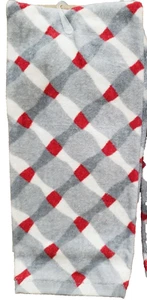 1 (ein) Küche Bedruckt Frotteetuch (16"x26") ROT WEISS GRAU KORBGEWEBE, EH - Bild 1 von 9