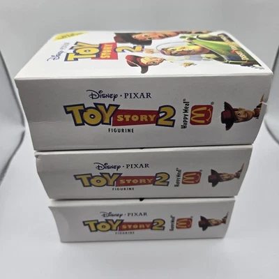 McDonald's Happy Meal Disney Video Showcase Figura Set de 3 Toy Story 2 Foto 1 de 4