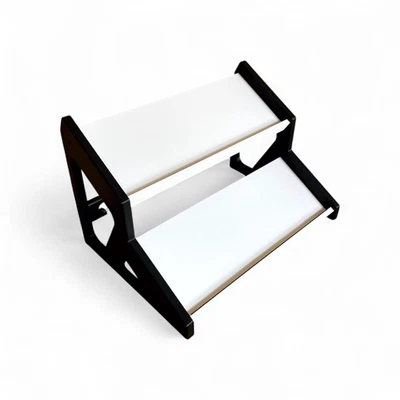 COLD EARTH INDUSTRIES Guitar Pedal Desktop Stand 2 Tier 400mm Width Pedalboard & Synth Stand