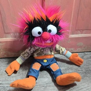 Disney Store Muppet Babies Animal Drummer 12" Stuffed Plush Doll Toy Camo Jeans - Picture 1 of 11