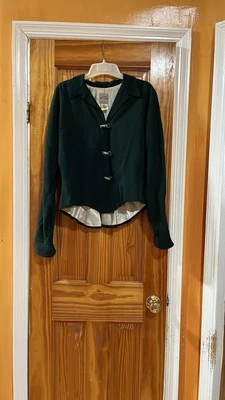 Vintage Claude Barthelemy Long Sleeve Pleated Pure Wool  Blazer Size 42 (12) - Image 1 of 4