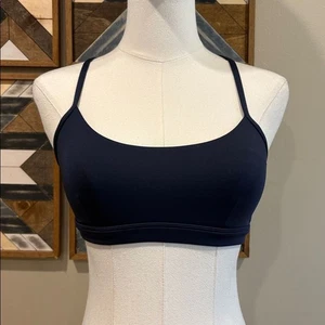 ALO Yoga Dark Navy Blue Airlift Intrigue Bra size Small - Picture 1 of 7