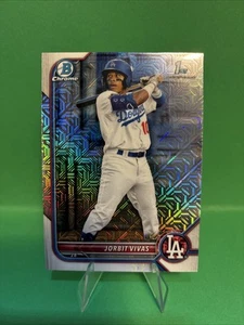 2022 Bowman #BCP-24 Jorbit Vivas Chrome Prospects Mojo Refractors - Picture 1 of 2