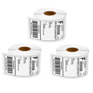 3Rolls 59mmx102mm Large White Shipping 300 Labels 30256 For Dymo LabelWriter - Picture 1 of 24