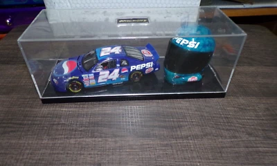 Conjunto de capacete Jeff Gordon #24 Pepsi carro de ação 1:4 1999 edição limitada - Imagem 1 de 4