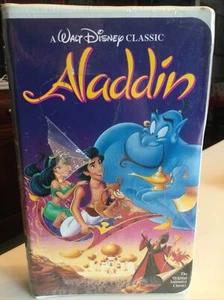 NEW SEALED A Walt Disney Classic ALADDIN, diamond edition VHS 1662 White Box WOW - Picture 1 of 8