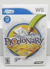 Pictionary U Draw (Nintendo Wii, 2010) Complete CIB Tested FAST FREE SHIPPING 