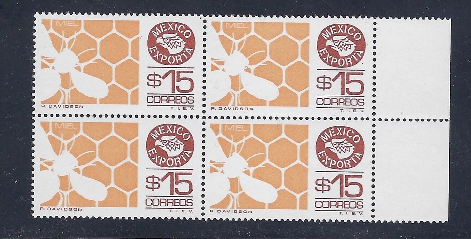 EXPORTA 15p "MIEL-HONEY" B4  sc#1126  ex#136  PPR #7  (E374c)* - Image 1 of 1