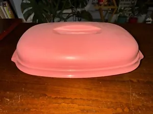 Vintage Pink Tupperware Steamer Microwave Food 6 Cup 1273-3 Complete - Picture 1 of 2