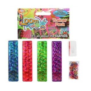 Loom Bands Twister Trainingsset 22 cm 4 Farben zu Wahl mit Extras und 200 Looms - Bild 1 von 1