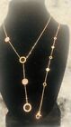 Stainless Steel Jewelry Set Necklace And Bracelet Rose Gold