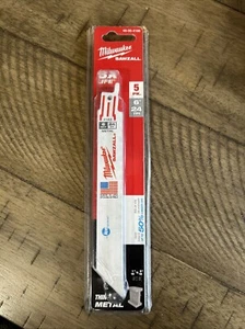 Milwaukee 48-00-4186, 6" 24 TPI Ice Hardened  SAWZALL  Blades (5 Pk) RK22T4 - Picture 1 of 3