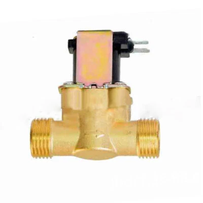 Kupfer Wasser Magnetventil Elektrisch 24 V N / C Lufteinlassschalter 1 / 2Zoll