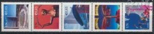 Nations unies - Vienne 592A-596A (complète edition) neuf avec gomme o (10049139 - Photo 1/1