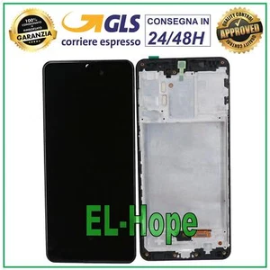 DISPLAY LCD OLED PARI ORIGINALE SAMSUNG GALAXY A31 SM-A315F TOUCH FRAME VETRO - Foto 1 di 1