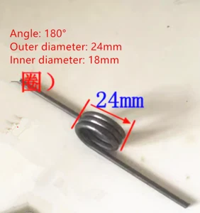 Nuevo 2 piezas Diámetro del alambre: 3 mm Doble resorte de torsión Muelle de torsión - Imagen 1 de 4