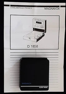 Radio de alarma/viaje Magnavox D1858 - Imagen 1 de 3