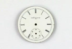 16S Elgin Pocket Watch Porcelain Dial 1249 - Picture 1 of 2