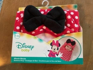 Disney baby Minnie Mouse Bedtime Wrap 0 - 3 Months Rare - Picture 1 of 2