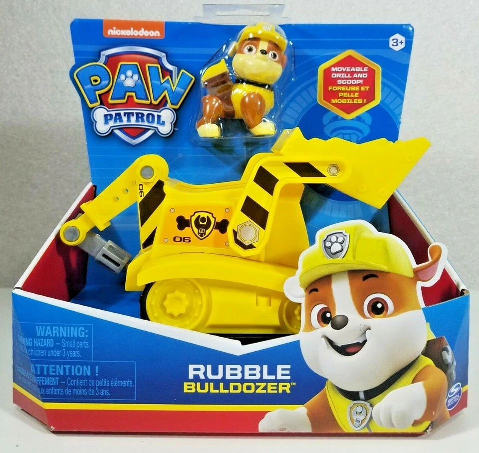 Paw Patrol Rubble Bulldozer Truck Toy Vehicle Nickelodeon