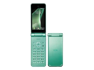 SHARP AQUOS KEITAI 2 601SH Light Green 4G Android Flip Phone Limited NEW JAPAN - Picture 1 of 9