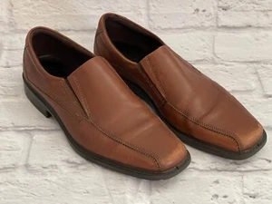 ECCO New Jersey Slip-On Loafer Brown Casual Dress Shoes Men's Size 13 46 - Picture 1 of 7