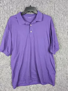 Poloshirt lila Herren fehlende Etiketten L XL dünner Stoff Karneval - Bild 1 von 9