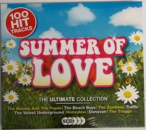 V/A - 100 Hit Summer Of Love (5CD) New Sealed Feat Mamas+Paps,Beach Boys,Troggs - Picture 1 of 2
