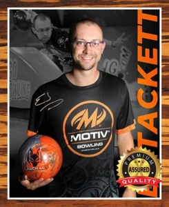 EJ Tacket - Foto autografiada firmada 8x10 (campeón de la PBA) reimpresión - Imagen 1 de 4