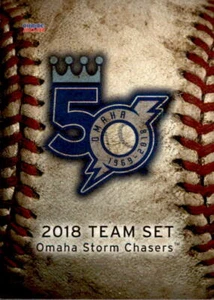 2018 Omaha Storm Chasers Choice #NNO Header Logo Checklist - NM Baseball Card - Picture 1 of 2