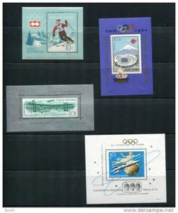 Hungary 1964  4 Souvenir Sheets Mi Block 40 43-5A MNH/MH - Picture 1 of 2