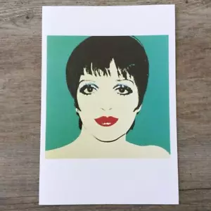 Tarjeta de felicitación retrato Andy Warhol Liza Minelli - Imagen 1 de 2