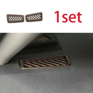 Wood Grain Dashboard Air Outlet Vent For Toyota RAV4 2019-2023 Cover Frame Trim - Imagen 1 de 5