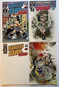 Fearless Dawn: The Bomb #2 A-D Lot Asylum Press 2023 NM-Steve Mannion Comics - Picture 1 of 10