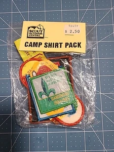 Parche parches 1996 Jamboree Boy Scouts ~ ¡Paquete de camisas de campamento! NOS - Imagen 1 de 2