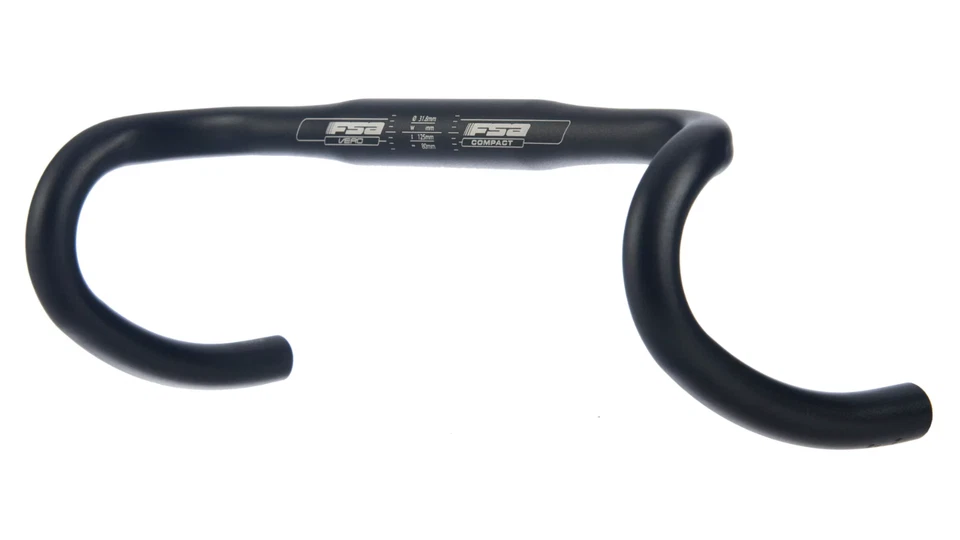 FSA Vero Compact Road Bar - Black - 31.8mm - 440mm - Image 1 of 1