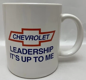 Vtg Chevrolet Chevy Heartbeat Of American Dealer All For 1 Leadership Coffee Mug - Picture 1 of 6