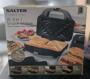 Salter Kuro XL 4-in-1 Snack Maker Deep-Fill PFAS-freie Antihaftplatten 900W - Bild 1 von 7