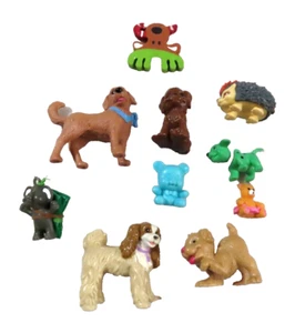 Hunde Tiere Kunststoff Barbie Puppen Spielzeug 1 1/2 Zoll bis 2 - Bild 1 von 5