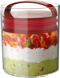 Prepara Evak Super Savor Kunststoff Lebensmittellagerung, 14 oz, rot - Bild 1 von 6