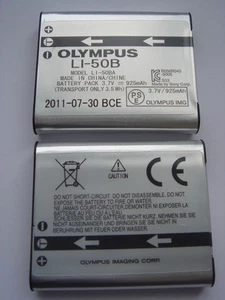 Batterie D'ORIGINE OLYMPUS Li-50B GENUINE AKKU ACCU Battery SZ-30 MR SZ-10 XZ-1 - Foto 1 di 1