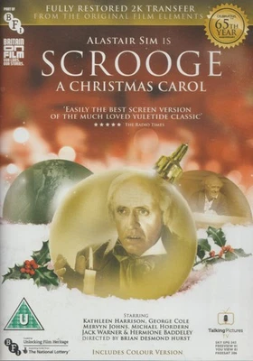 DVD - SCROOGE: A CHRISTMAS CAROL / RESTORED 2K VERSION (1951 FILM) - FREE P&P! - Image 1 of 2
