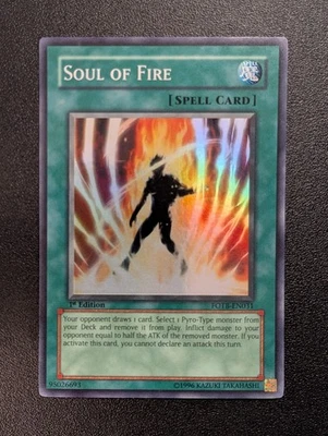 Soul of Fire FOTB-EN031 Super Rare 1st Edition LP - Image 1 of 3