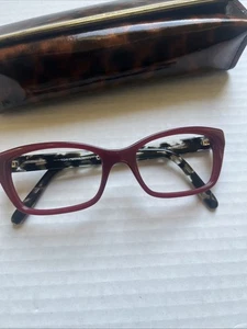 Tory Burch Red Eye Glass Frame Only  - Bild 1 von 9