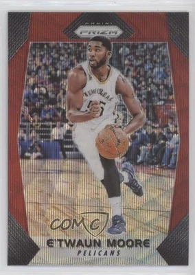 2017-18 Panini Prizm Ruby Wave Prizm E'Twaun Moore #128 - Image 1 of 2
