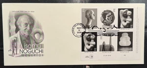 #3857-3861a  ArtCraft  ISAMU NOGOCHI Plate Block of 6 single FDC Perfect!!! - Picture 1 of 1