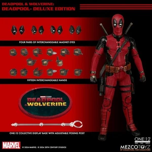 Mezco One 12 Deadpool & Wolverine: Deadpool Actionfigur (Vertragshändler) - Bild 1 von 12