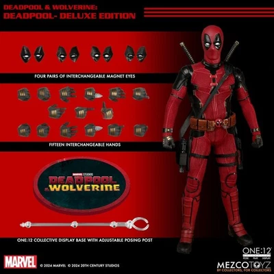 Mezco One 12 Deadpool & Wolverine: Deadpool Action Figure (Authorized Dealer) - Image 1 of 4